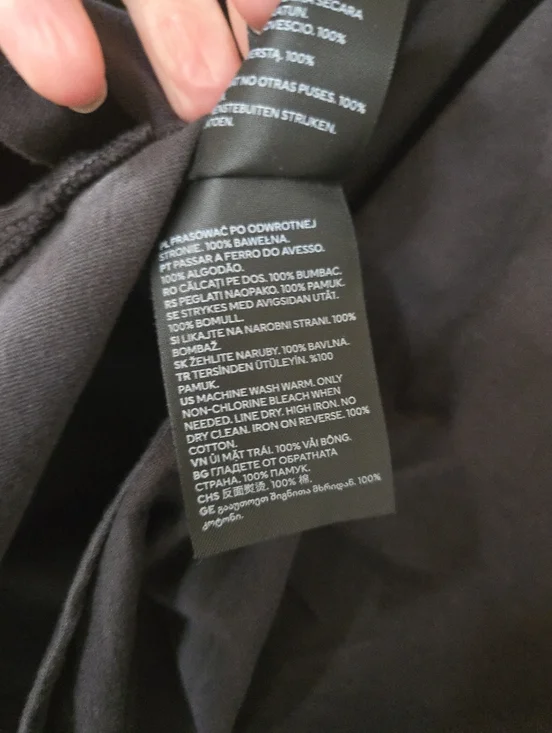 H&M | Oversized Nirvana Black Long Sleeve Angel Graphic Tee, Size S - Picture 7 of 9